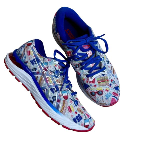 ASICS Men's 7.5 Gel Cumulus 23 Polar Shade White Sneaker Running Shoes Summer - Picture 1 of 14